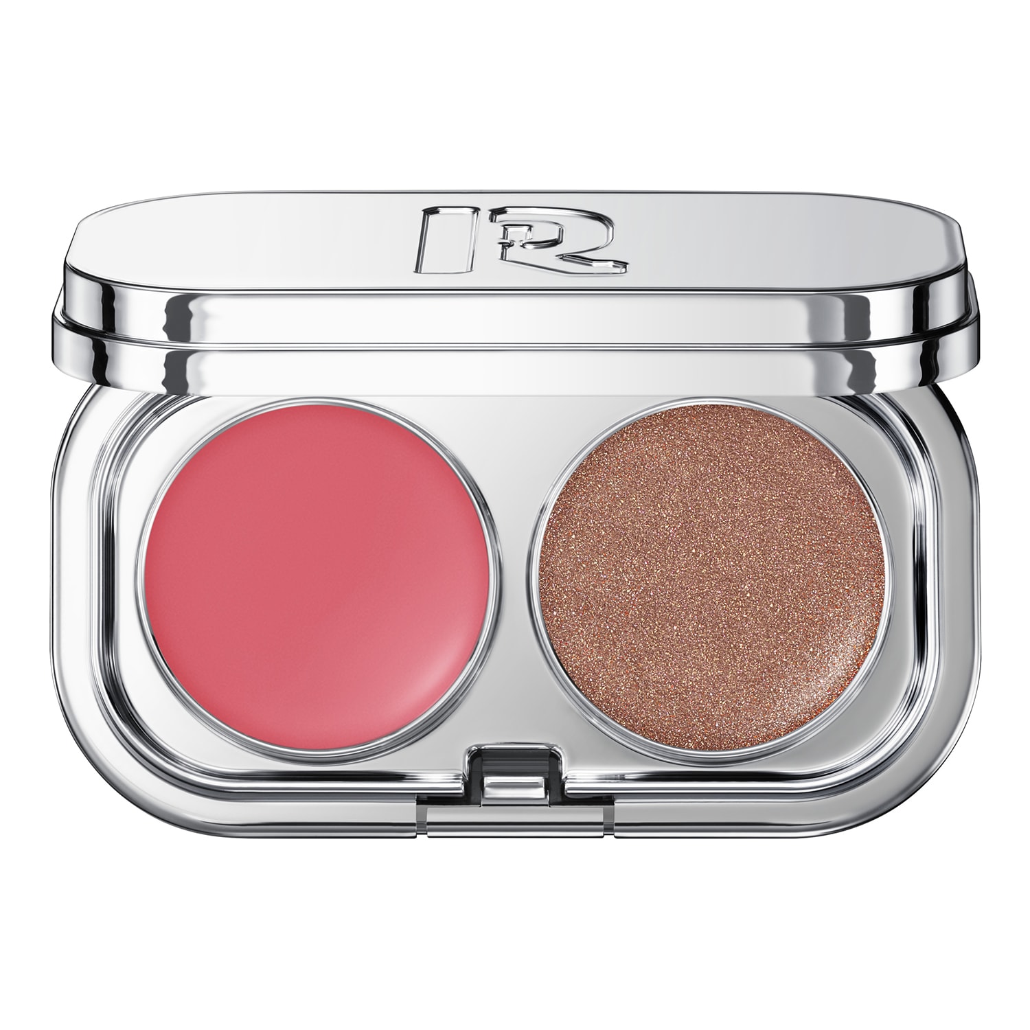 Rabanne Makeup - Mini Blushy Palette - Koloryzujący Róż W Formie Balsamu - Nudes Mini Blushy Palette Incompatibles - Dla Kobiet